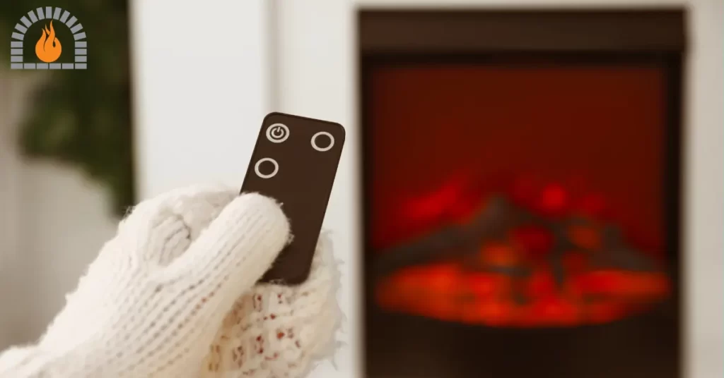 electric fireplace remote control