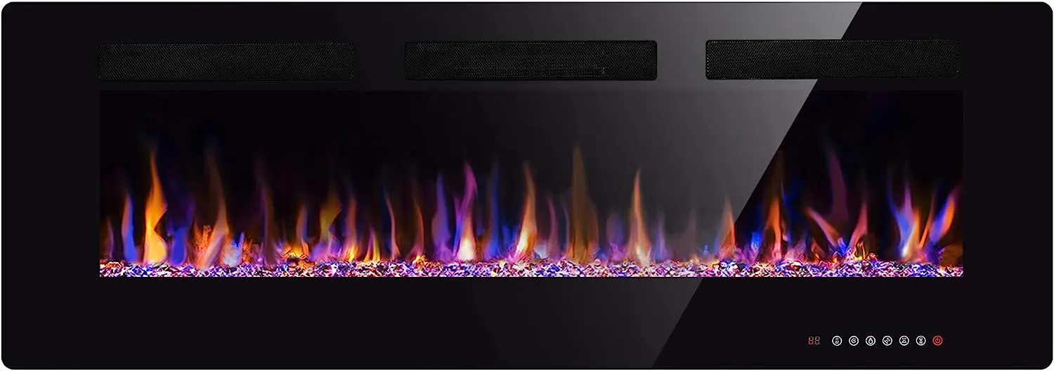 50 Electric Fireplace in-Wall Recessed and Wall Mounted