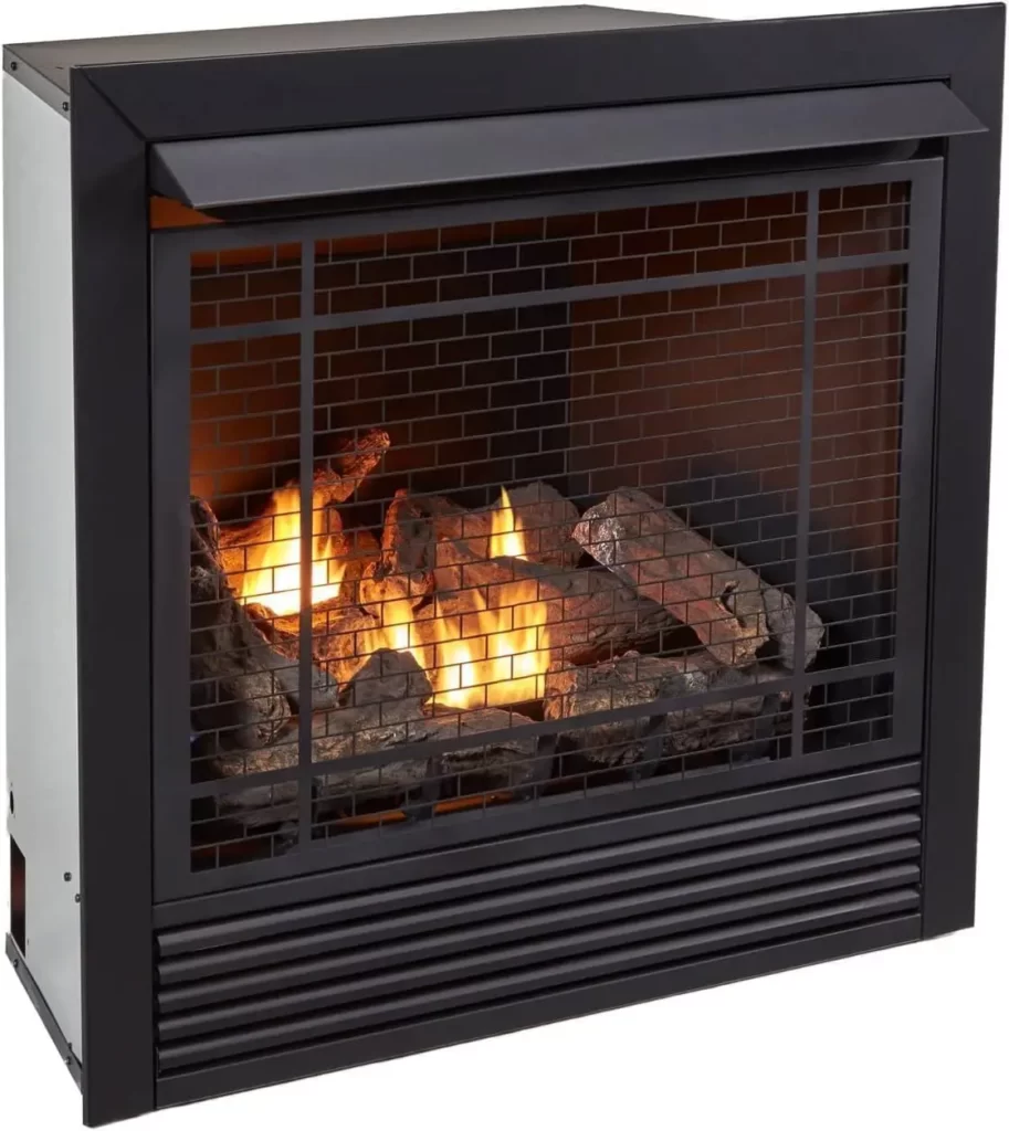 Duluth Forge FDI32R Small Dual Fuel Ventless Gas Fireplace Insert