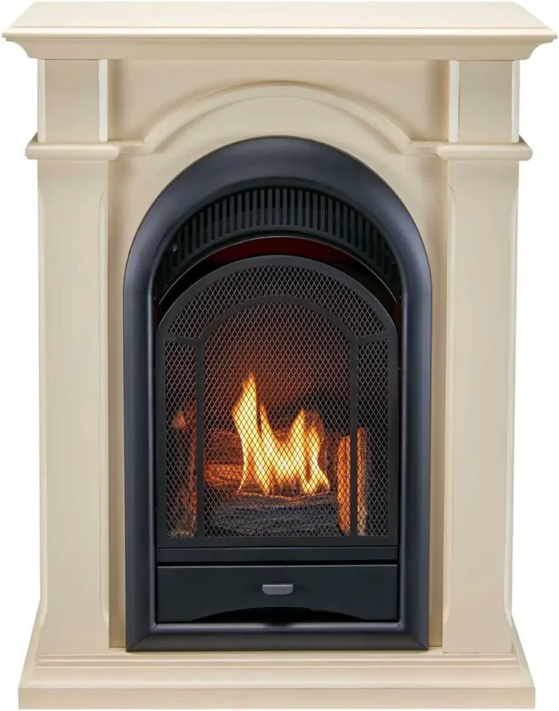 ProCom Small Gas Fireplace System with Mantle