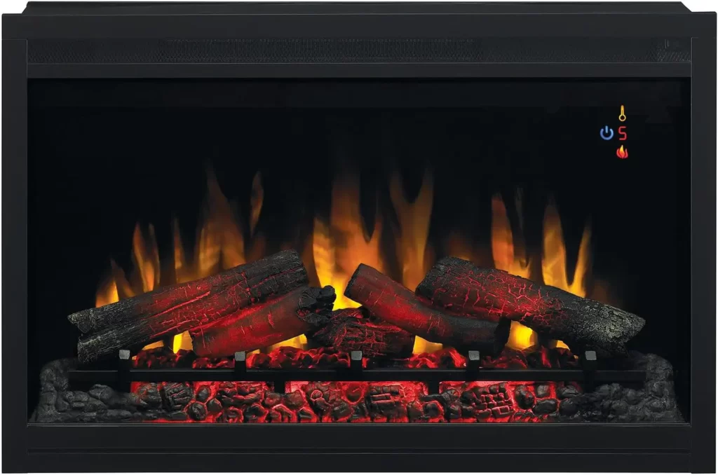 4. ClassicFlame 36" Energy and Cost Efficient Electric Fireplace 