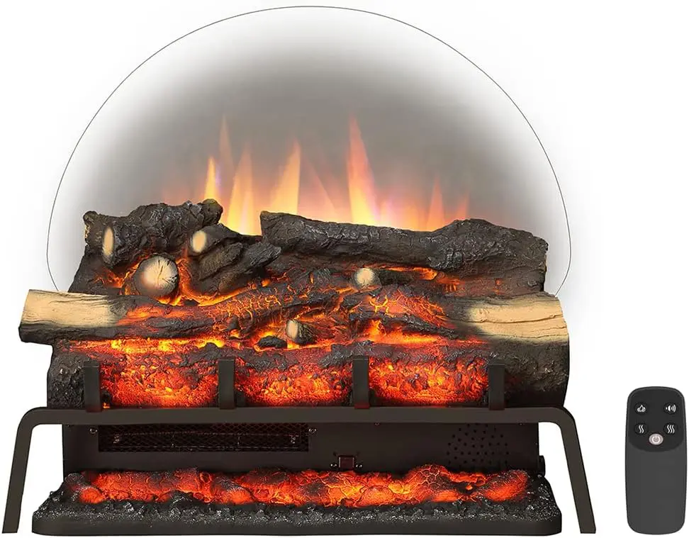 LegendFlame 23" W Free Standing Electric Fireplace Log Set