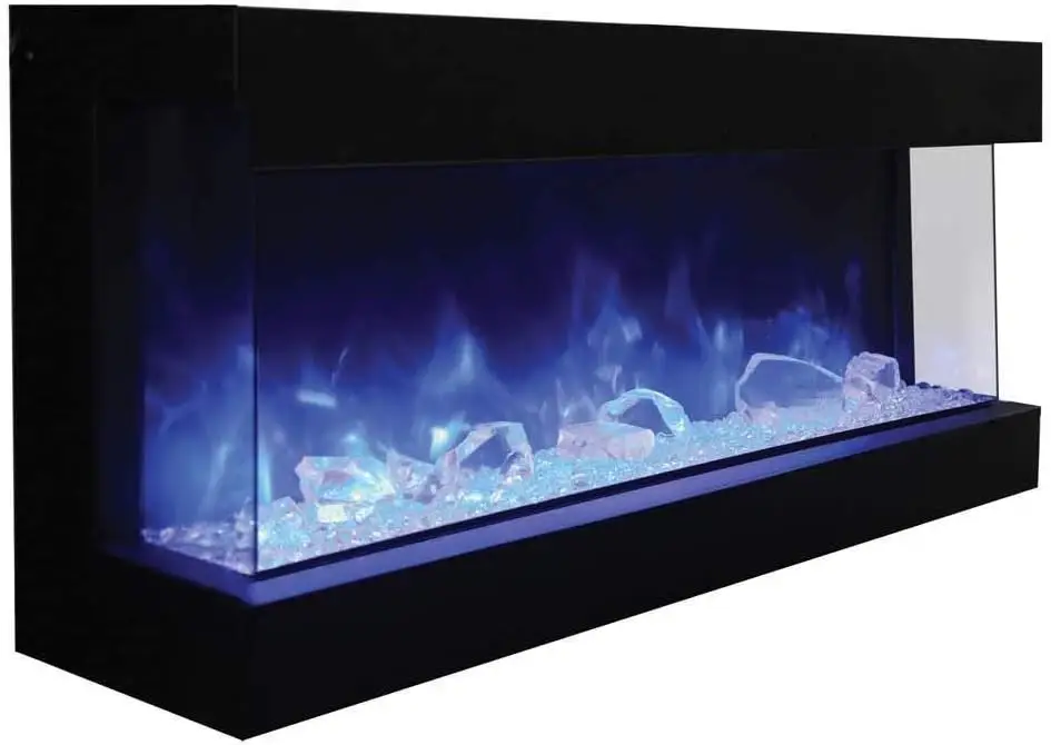 Amantii Tru-View Series XL 3-Sided Electric Fireplace.