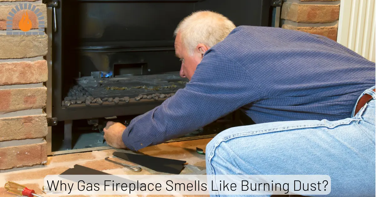 Why Gas Fireplace Smells Like Burning Dust? [Causes & Fixes]