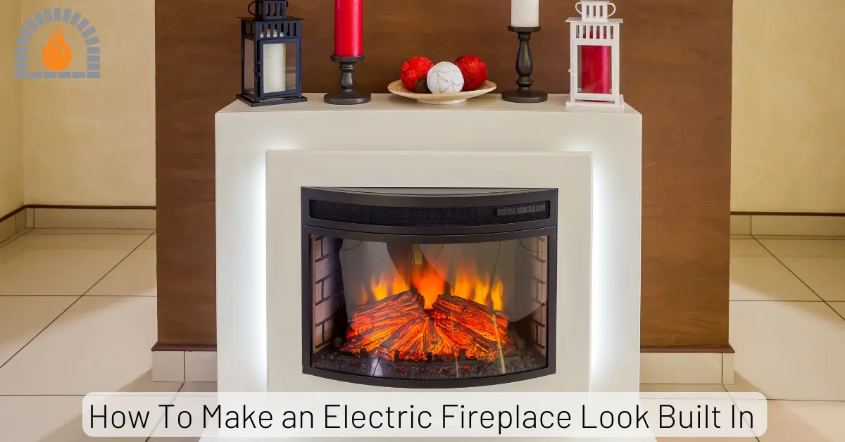 How To Make an Electric Fireplace Look Built In [9 DIY Tips]