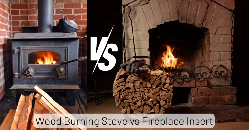 Wood Burning Stove vs Fireplace Insert