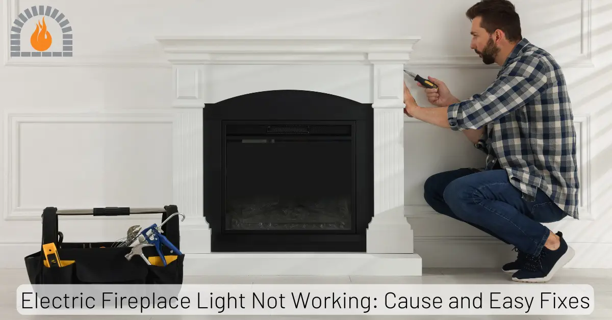 light went out in electric fireplace