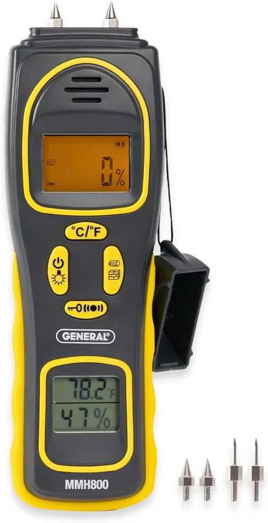 MMH800 Pin/Pinless Firewood Moisture Meter.