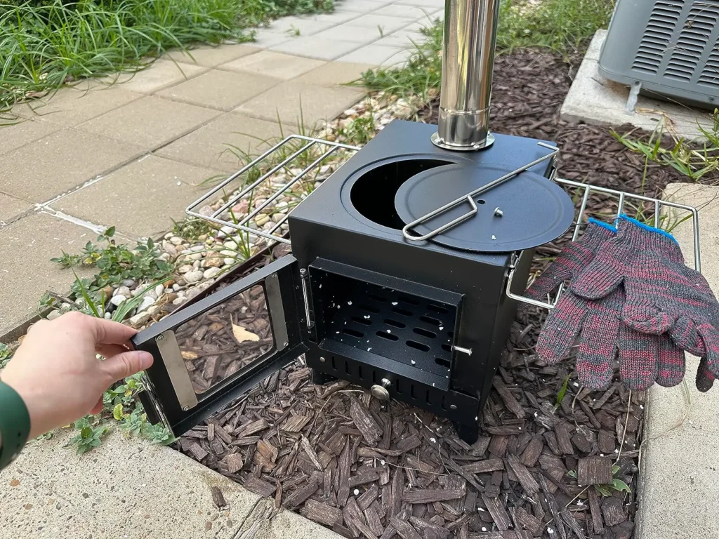 wood burning stove