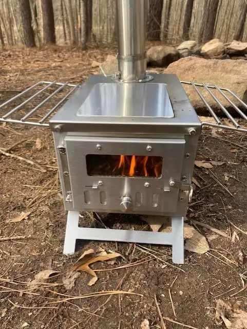 Stainless Steel Wood Burning Stove