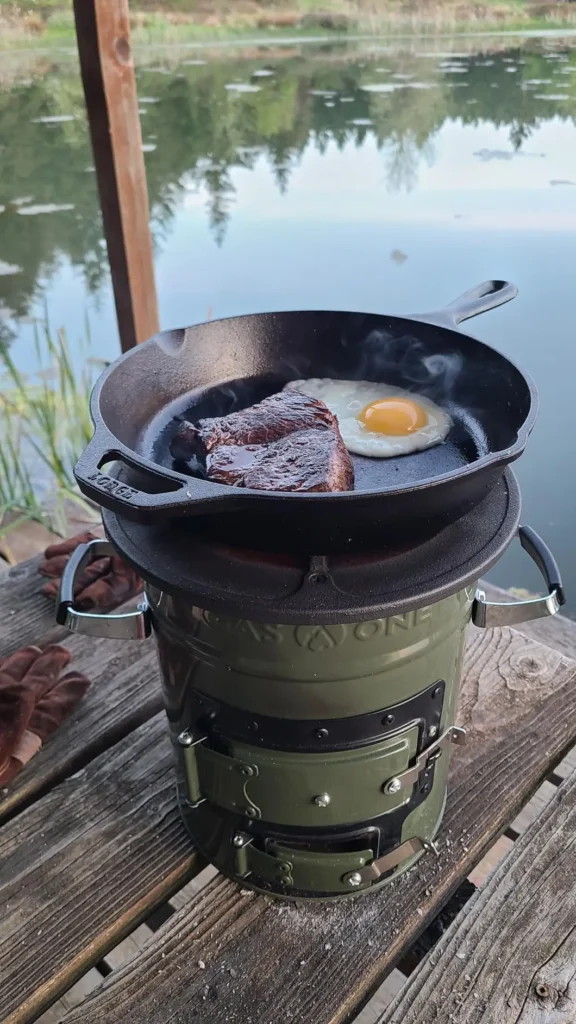 small wood cooking stove