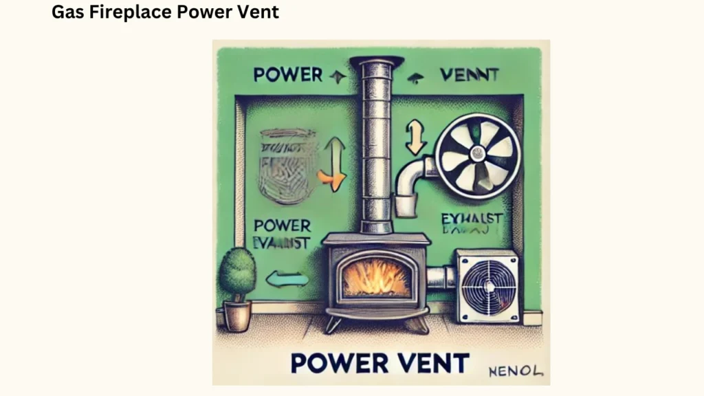 gas fireplace power vent