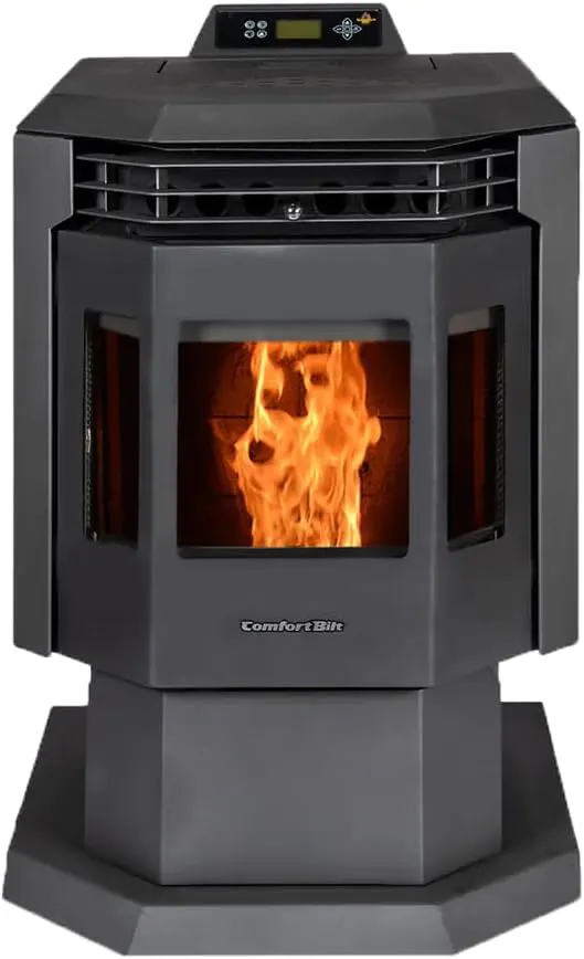 HP21 Pedestal Black Wood Pellet Stove