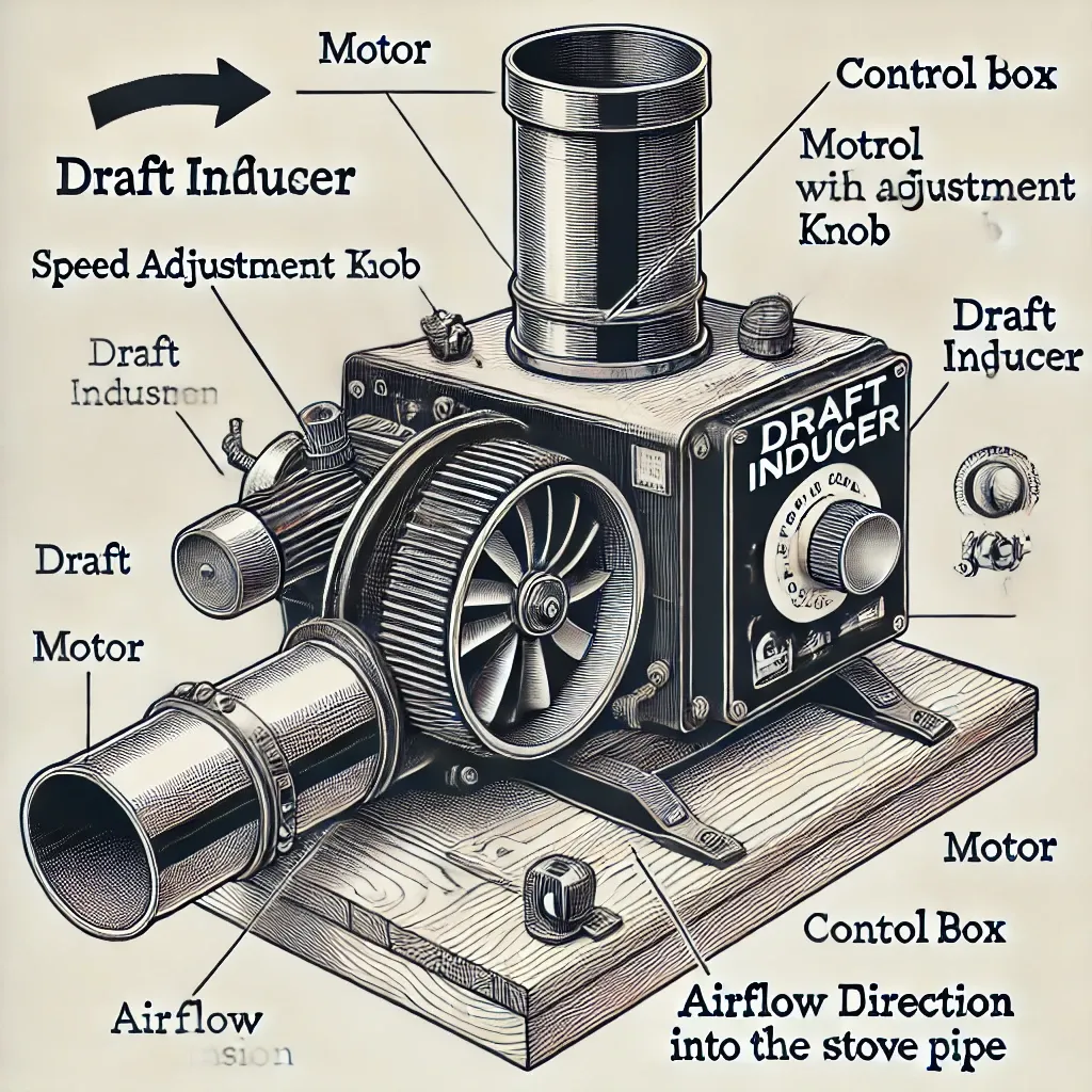 How Auto Draft Stove Blower Works in a Wood Stove