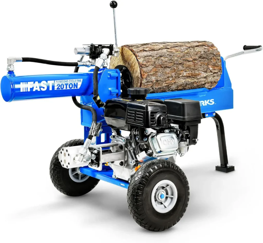 Landworks Portable 20 Ton Log Splitter 