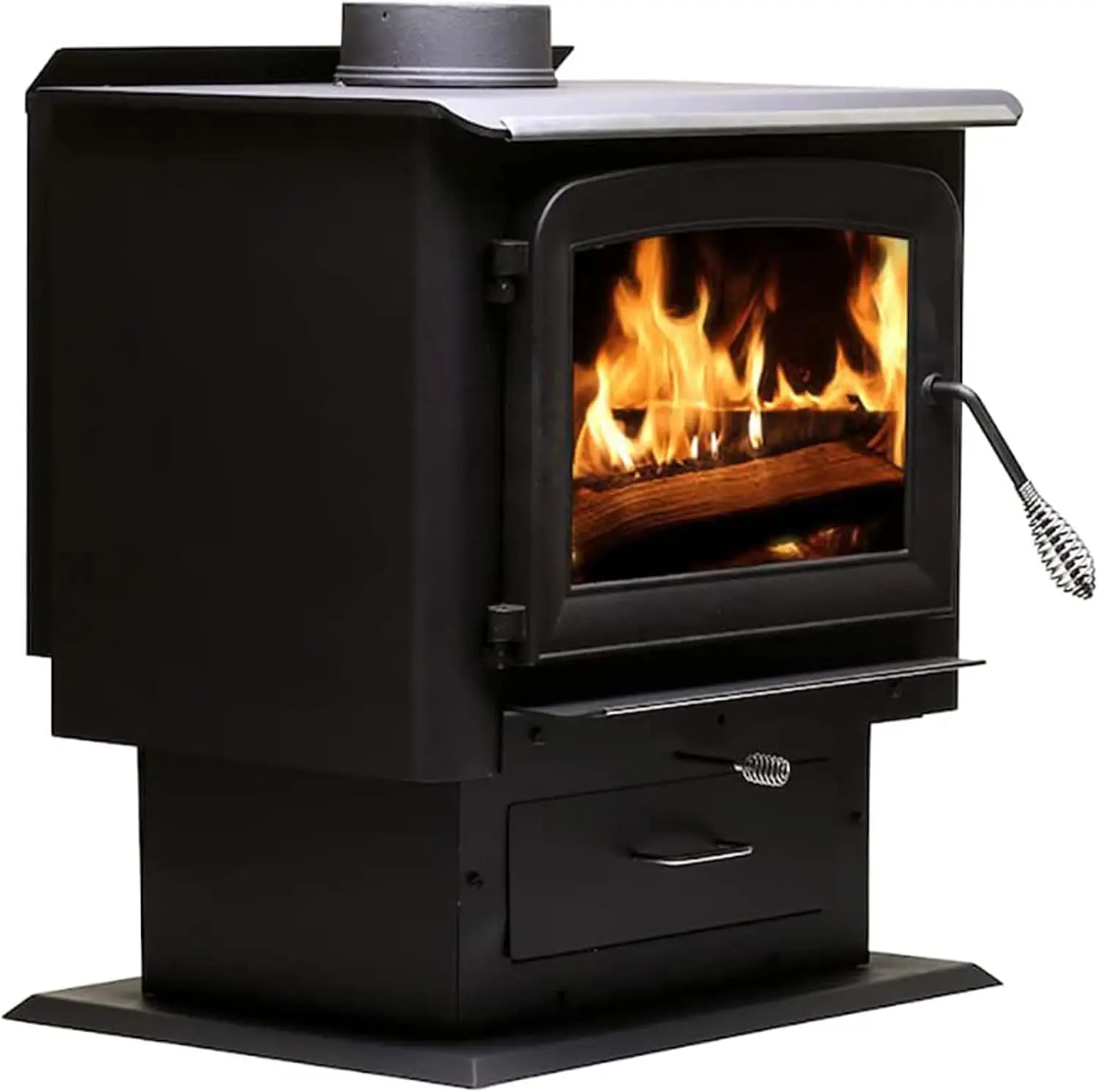 Ashley Hearth AW2020-P 2,000 Sq. Ft. Pedestal Wood Burning Stove