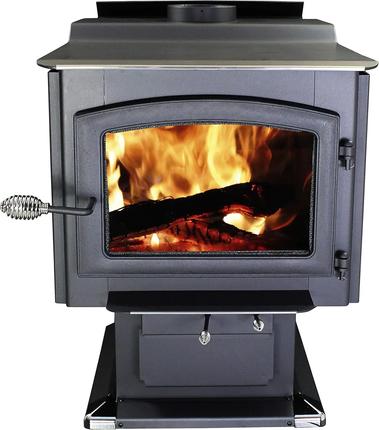 Ashley Hearth AW3200E-P 3,200 Sq. Ft. EPA Certified Pedestal Wood Burning Stove