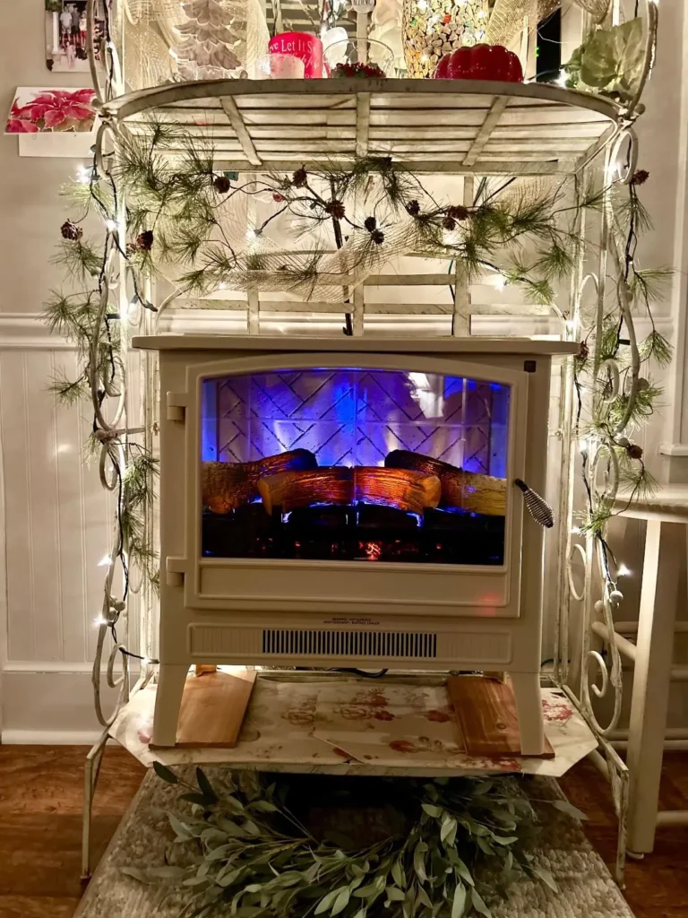 Country Living Fireplace Electric Heater