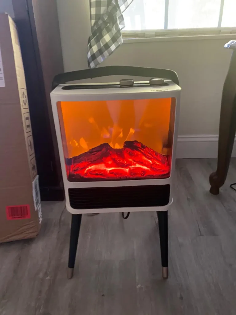 Fireplace Heater Electric with Realistic 3D Flame