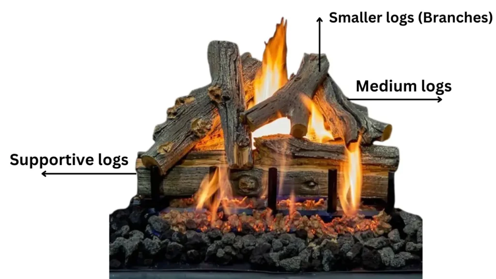 How to Arrange Gas Fireplace Logs