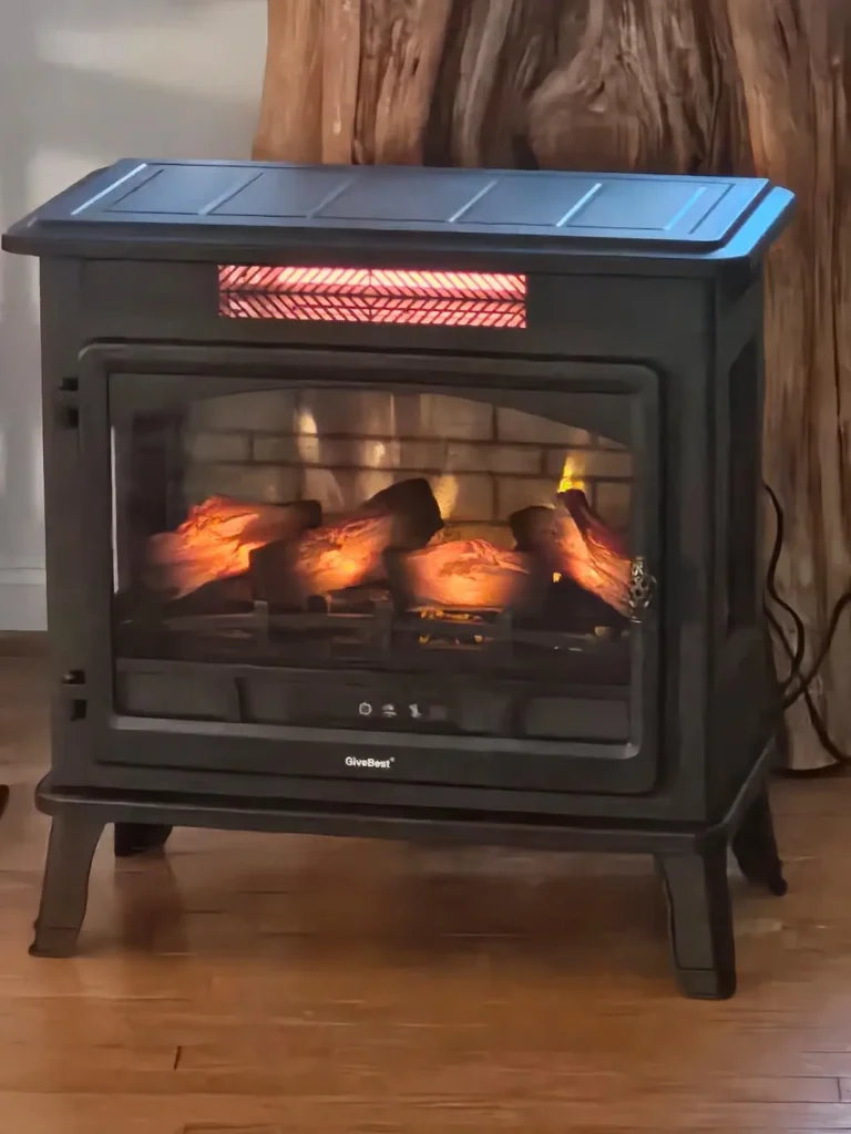 Infrared Electric Fireplace Heater