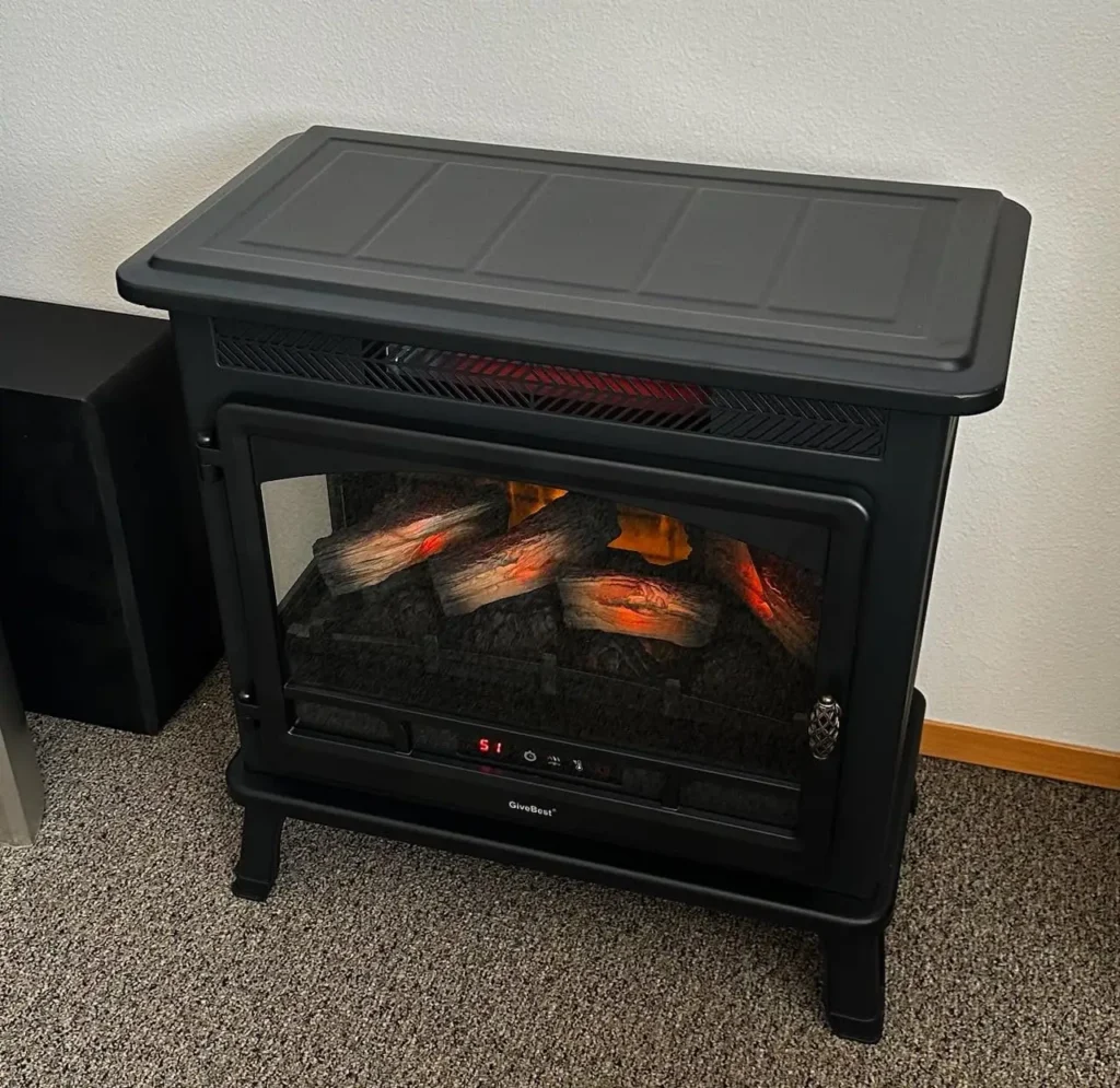 Infrared Electric Fireplace Heater