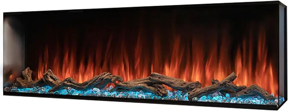 Landscape Pro Modern Flames Electric Fireplace with Multi-Colored LED Light