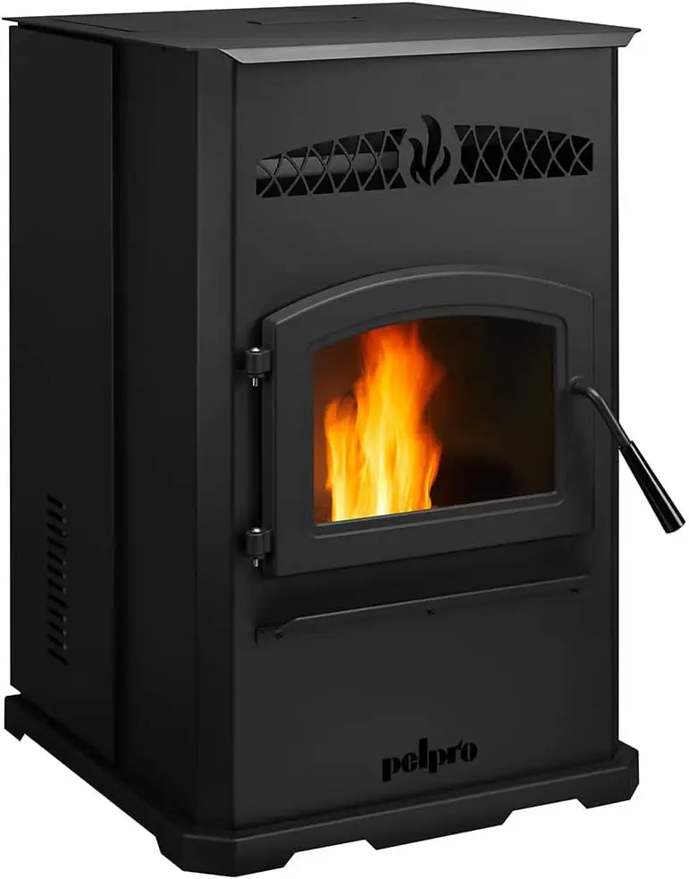 PP70 Pellet Stove for Home Heating - 70 lb Hopper, 42,500 BTU Heats up to 2,000 Sq. Ft