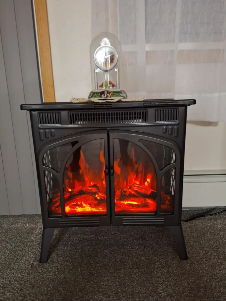 R.W.FLAME Remote Control Electric Fireplace Heater