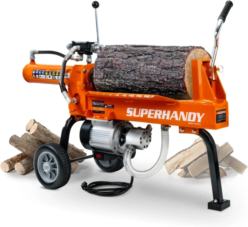 SuperHandy 14 Ton Electric Log Splitter Portable