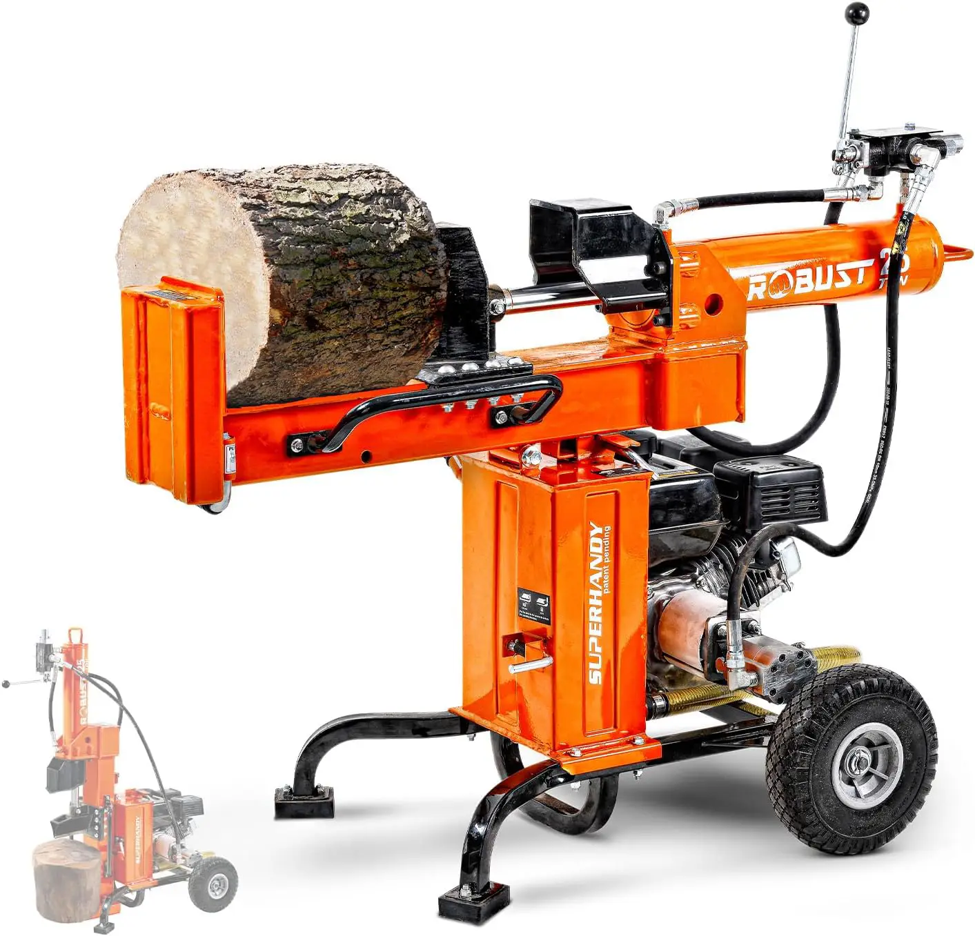 SuperHandy Portable 25 Ton Gas Log Splitter