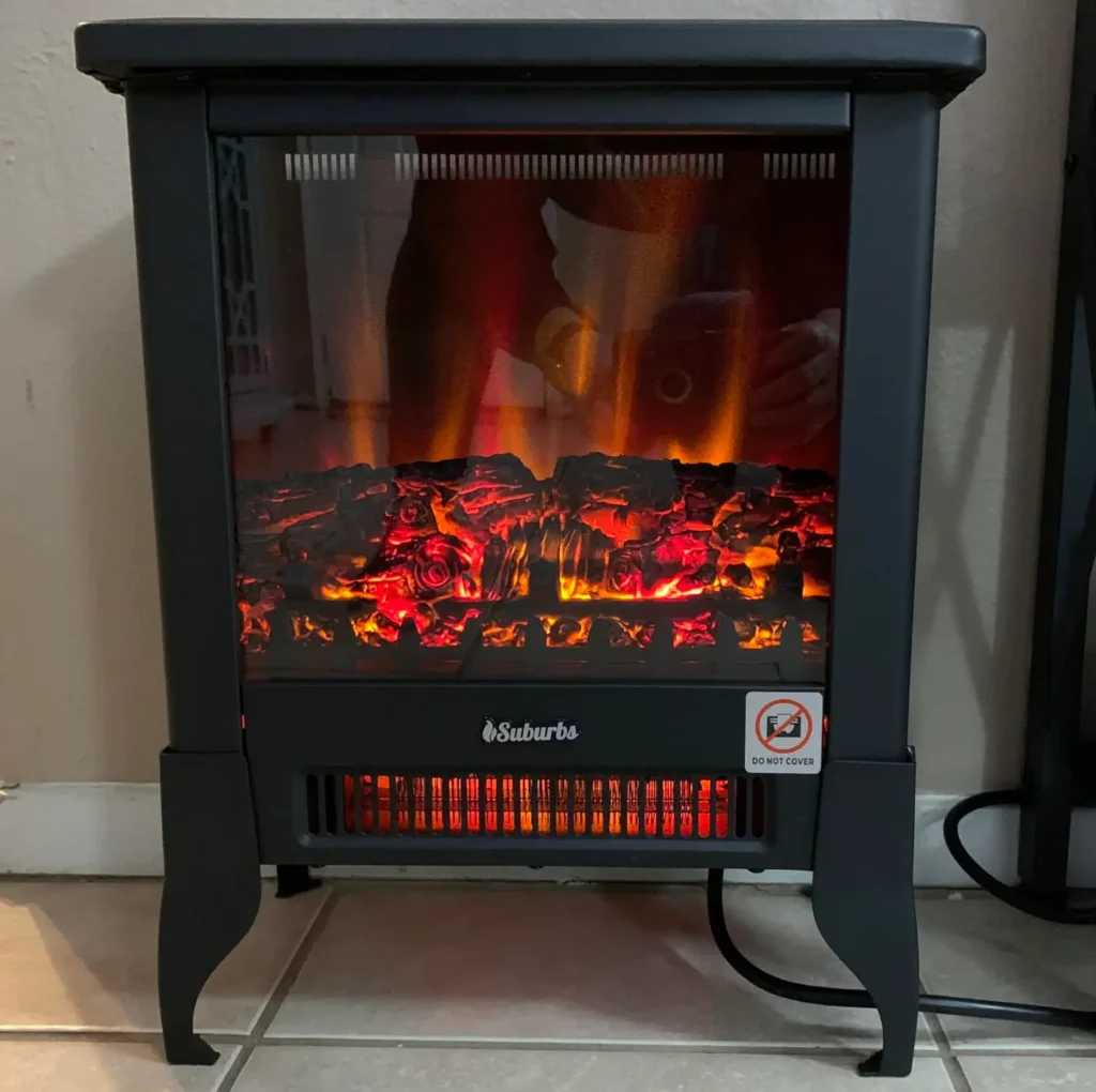 TURBRO Suburbs Electric Fireplace Heater