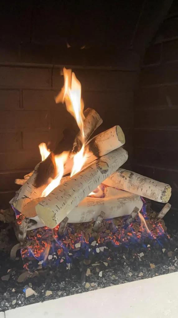 Ceramic Gas Logs for Fireplace