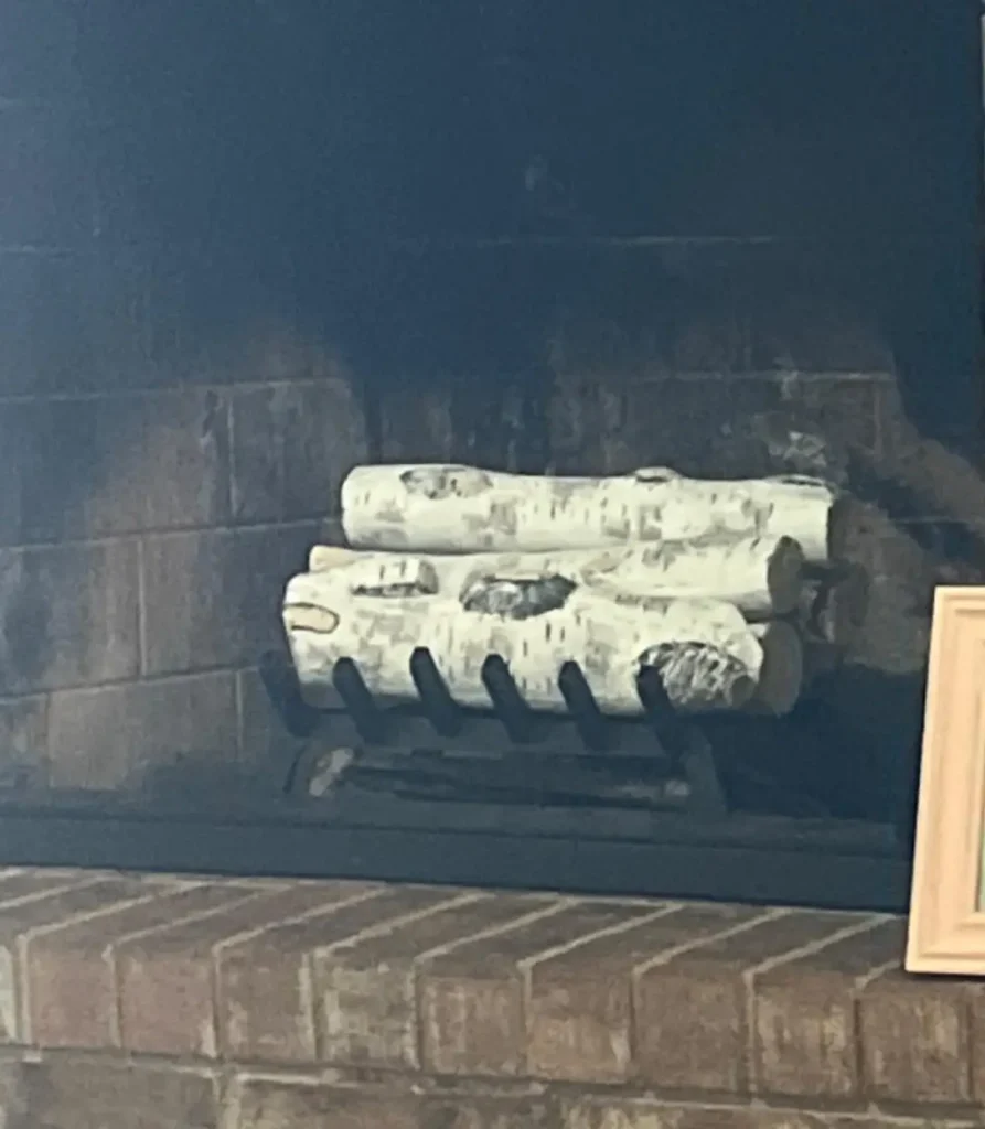 Faux Gas Fireplace Logs