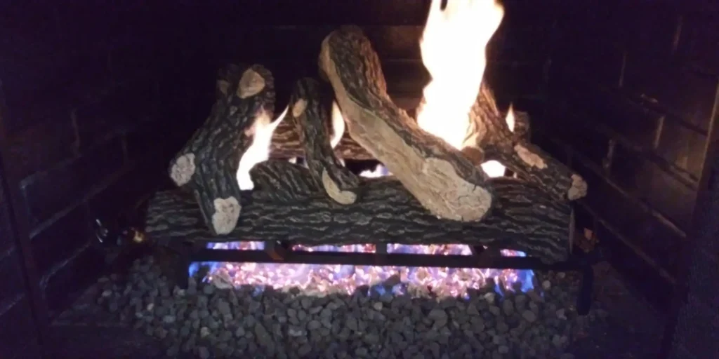 Vented Fireplace Gas Logs