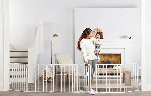 Regalo 144-Inch Super Wide Fireplace Baby Gate