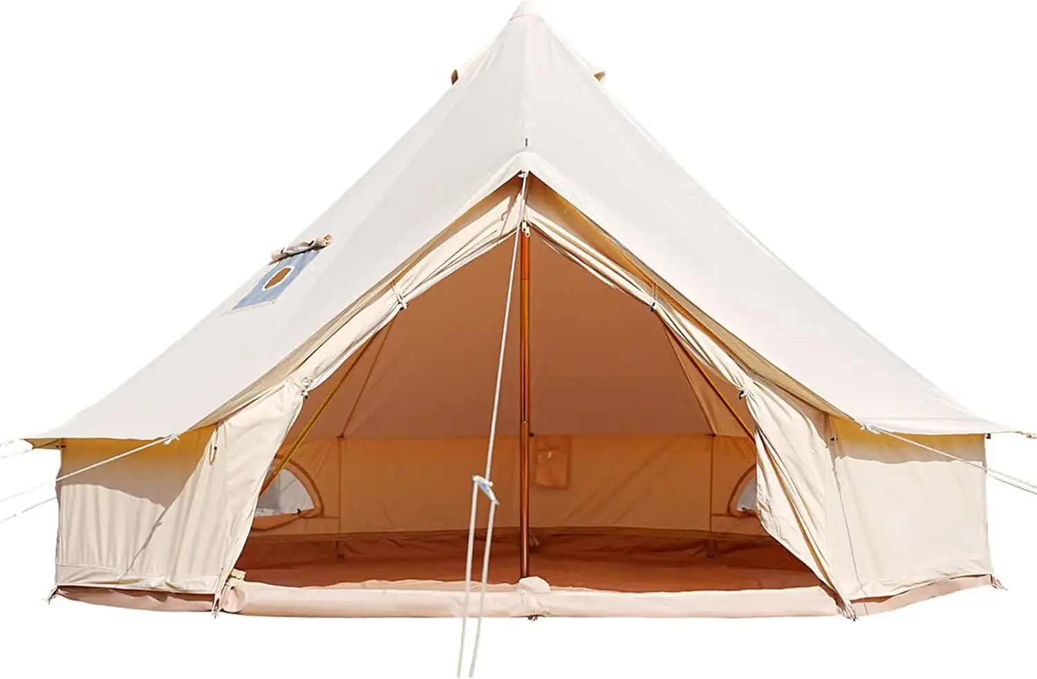 Canvas Bell Tent Waterproof Yurt with Stove Jack