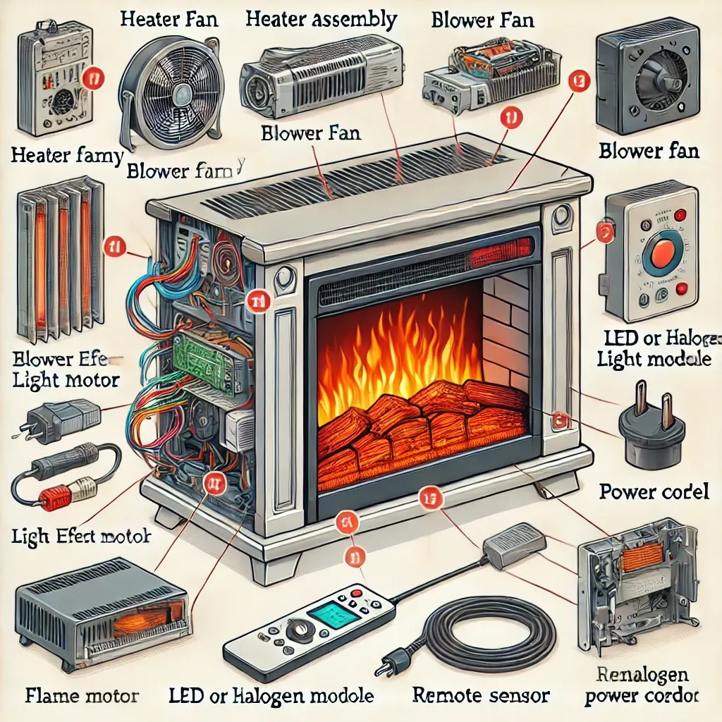 Dimplex Electric Fireplace Parts