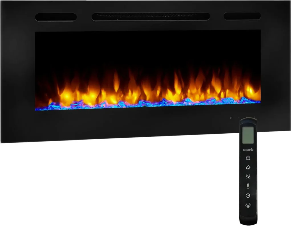 SimpliFire 40-Inch Allusion Linear Electric Fireplace