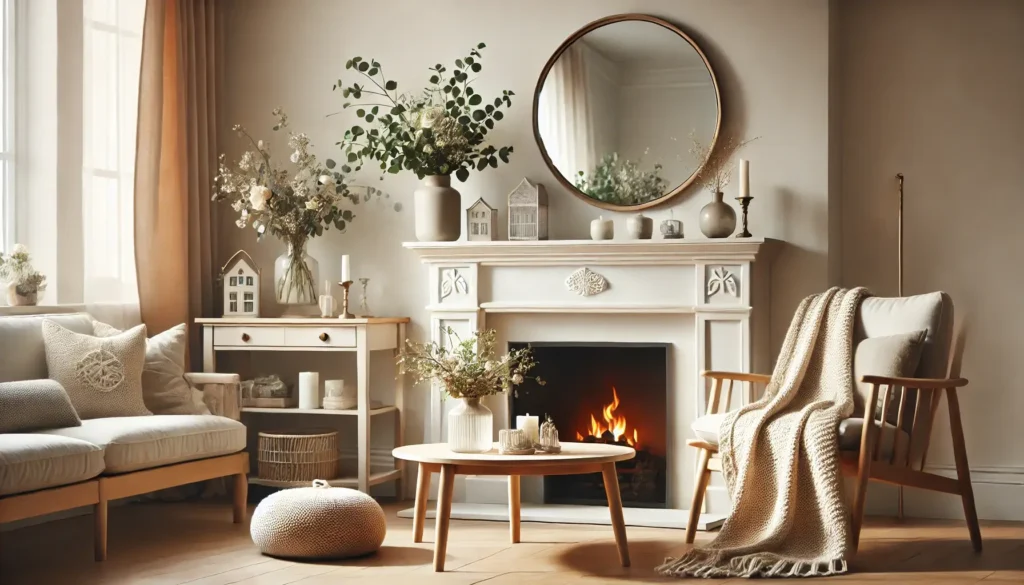 fireplace mantel decor