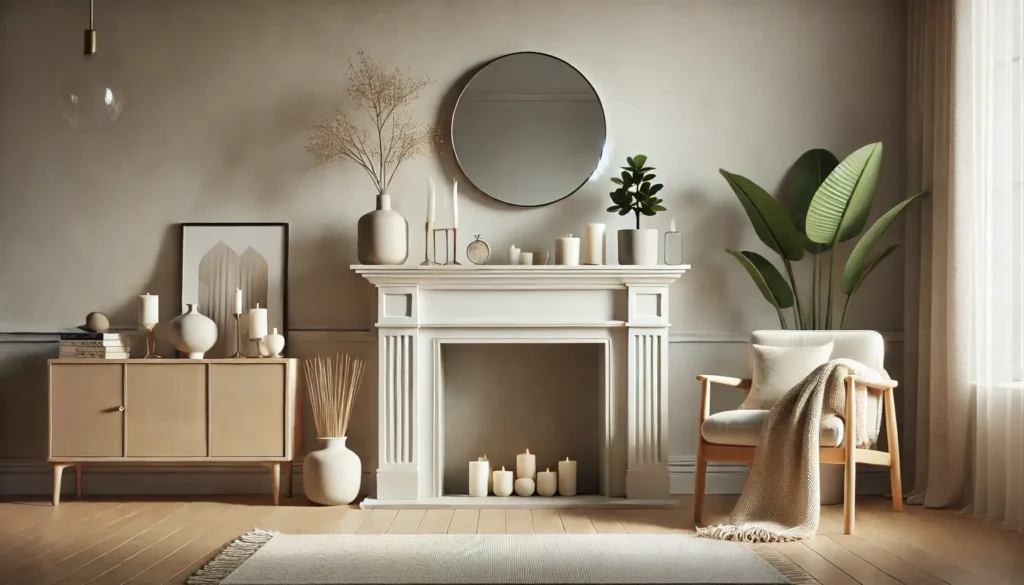 sample fireplace decor