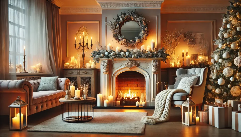 fireplace decor idea