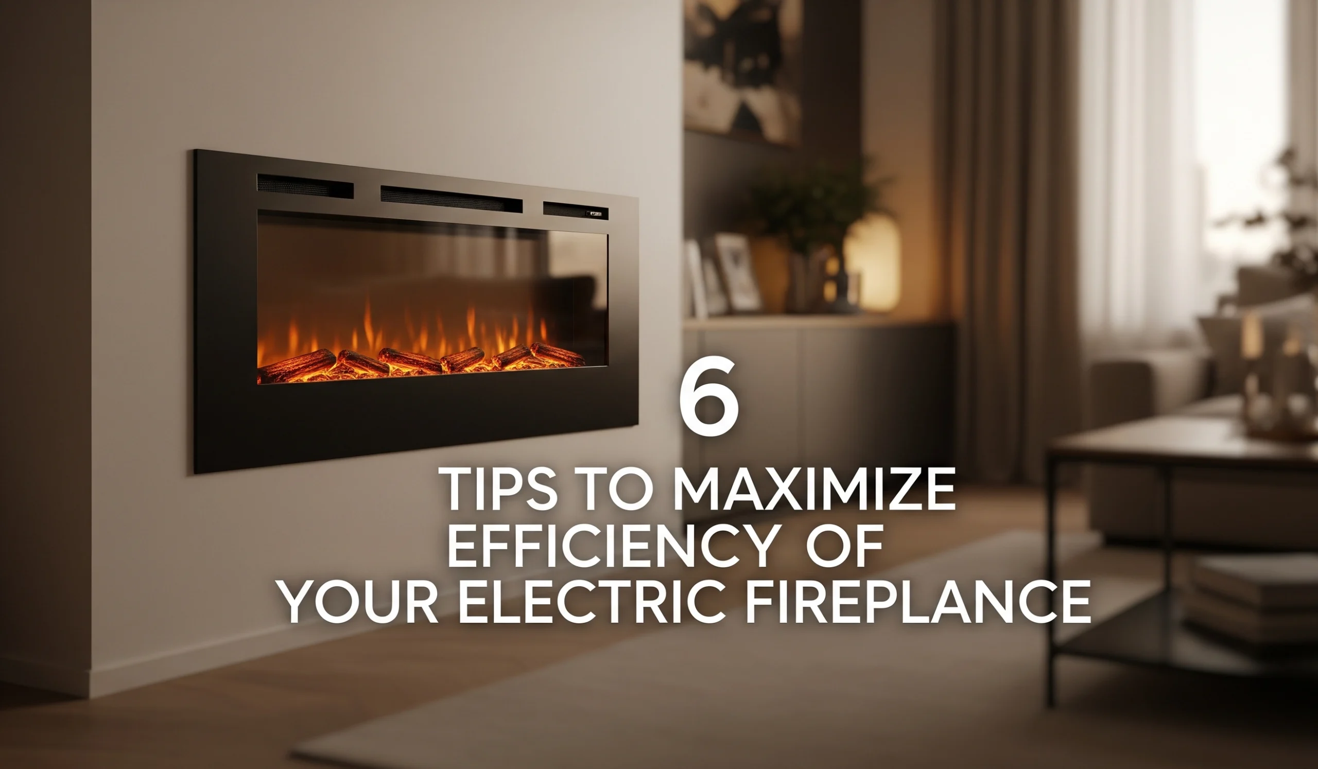 6 Tips to Maximize Efficiency of Your Electric Fireplace