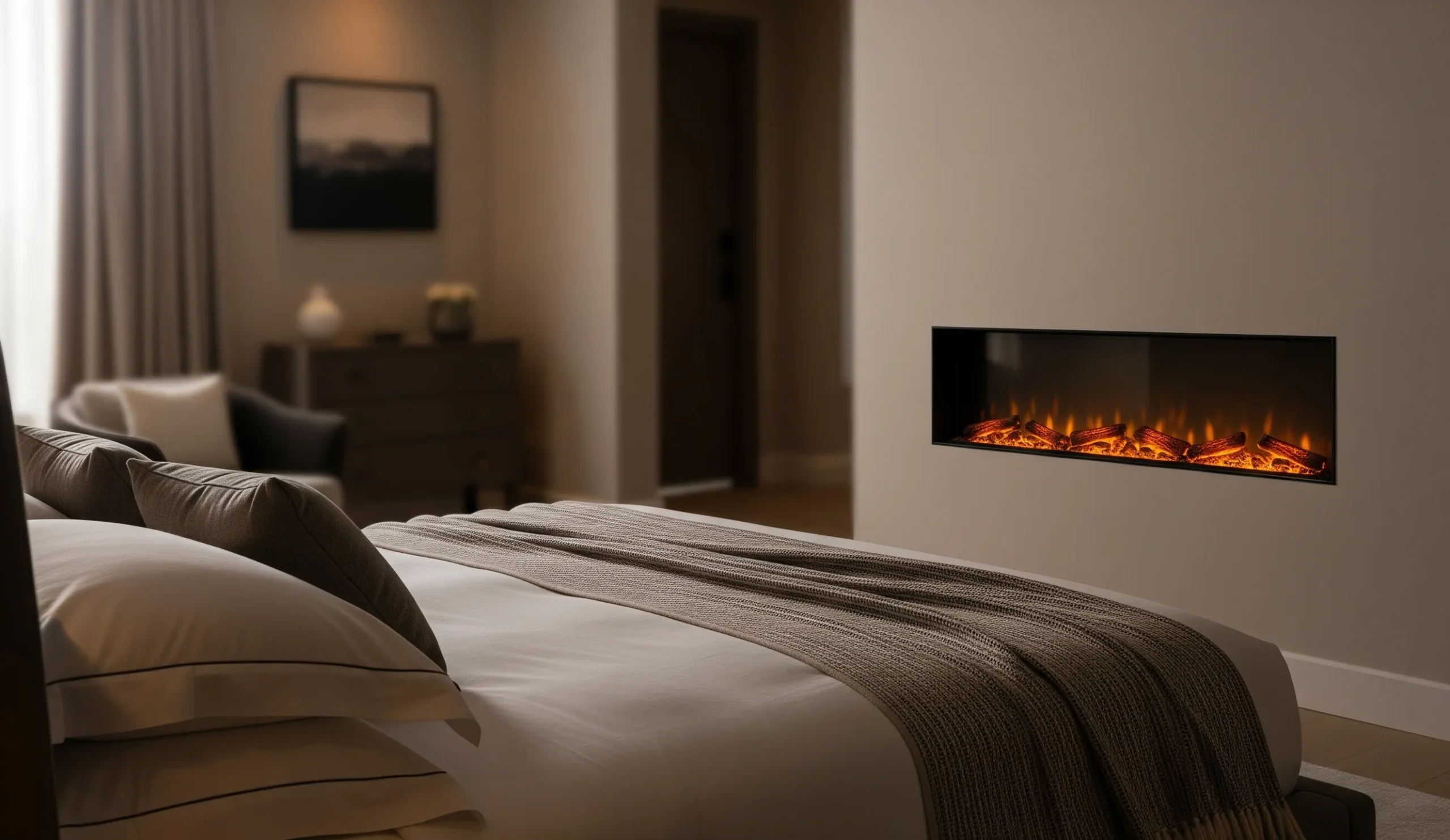 What to Know Before Installing an Electric Fireplace in a Bedroom