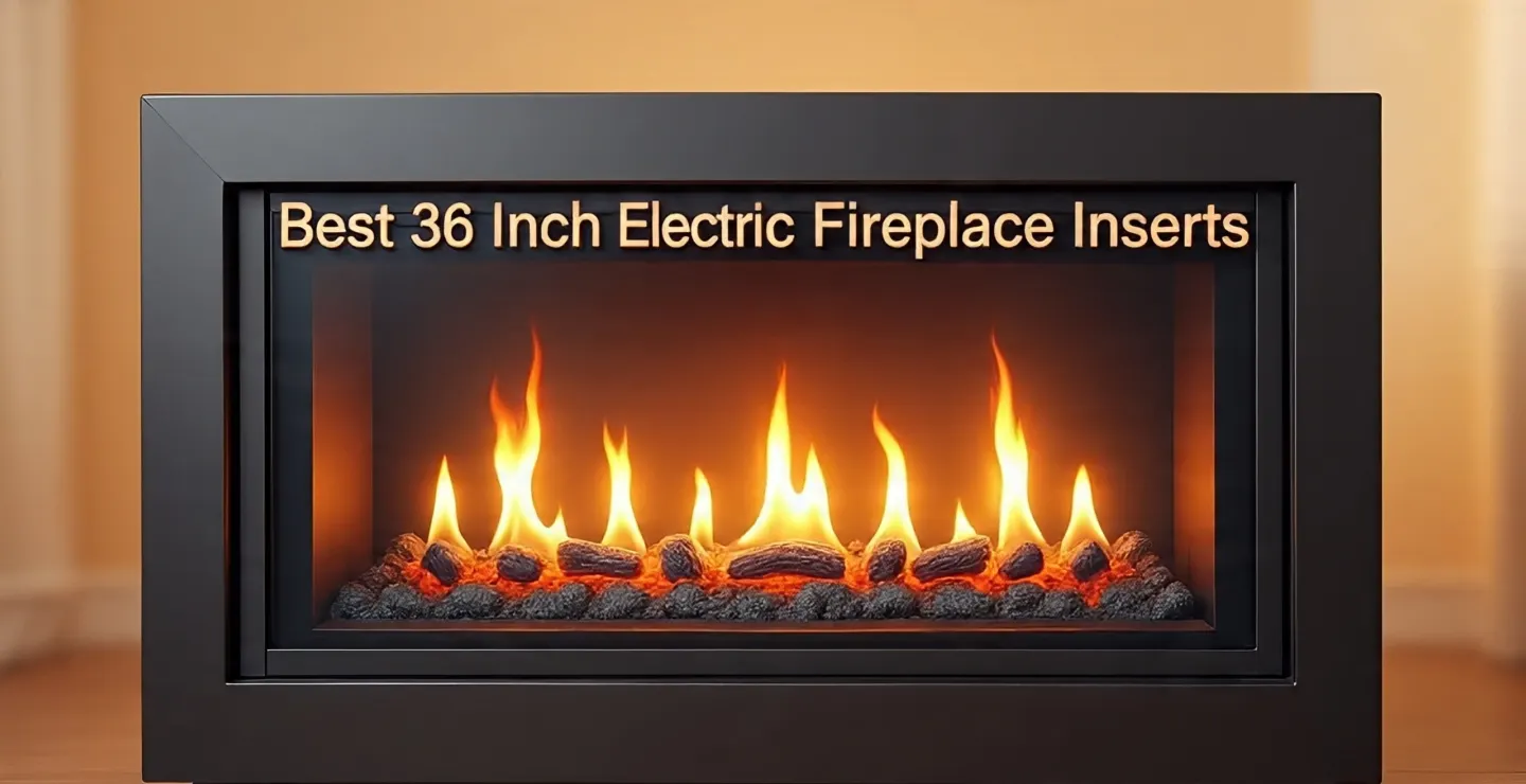 Best 36 Inch Electric Fireplace Inserts