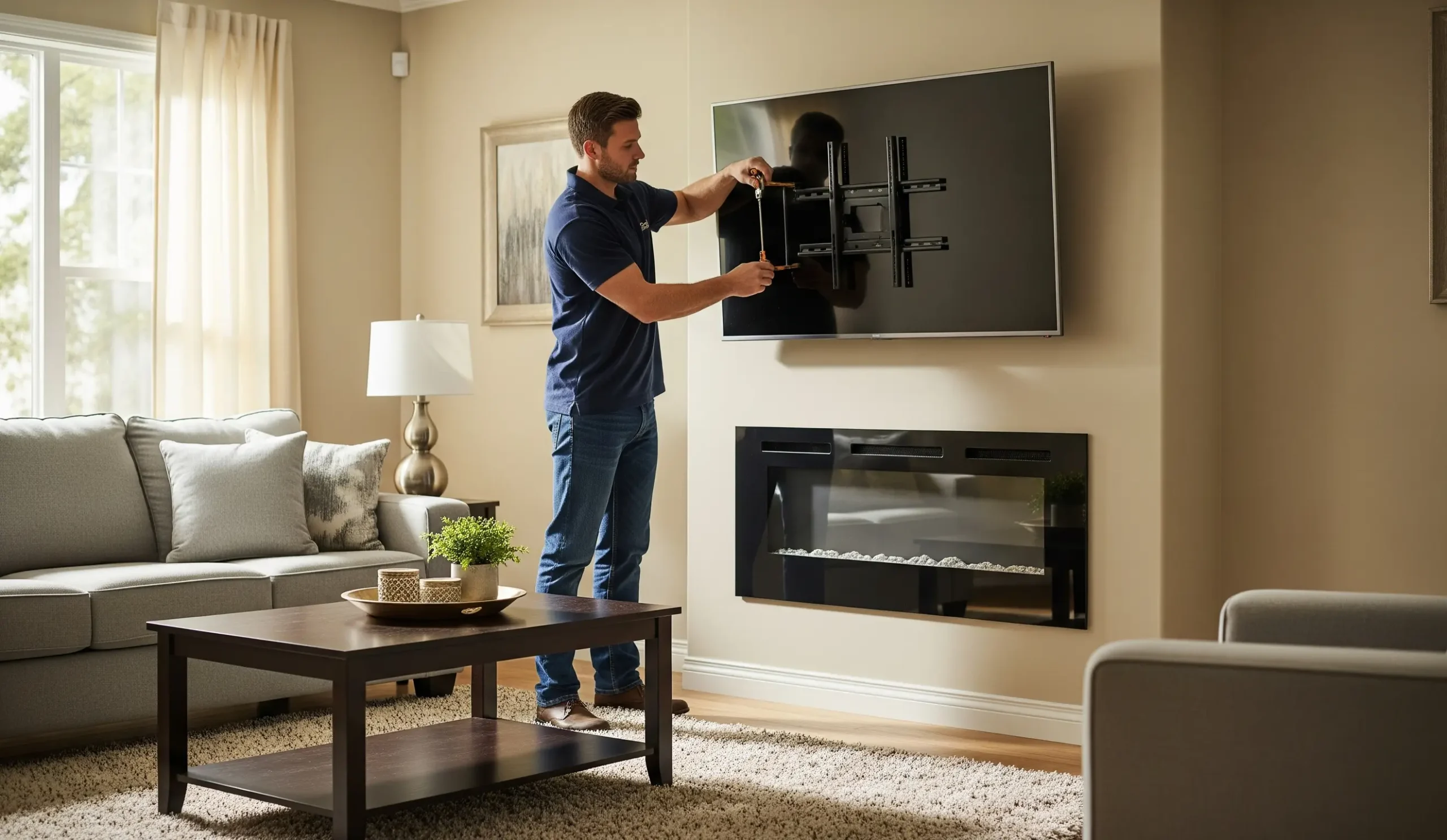 Can You Mount a TV Above an Electric Fireplace