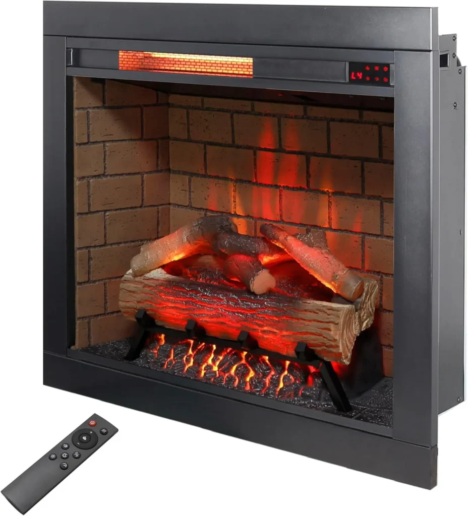 28 Inch Electric Fireplace Insert