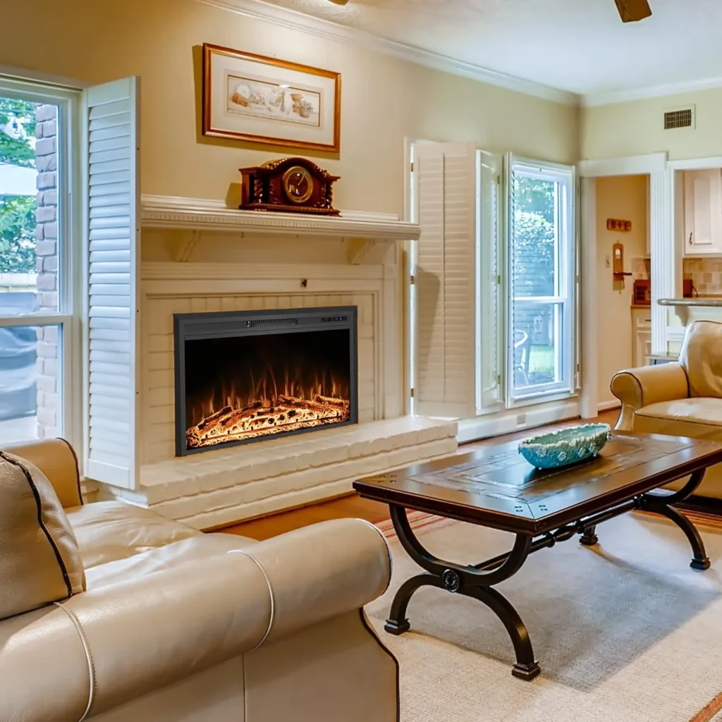 28 Inch Electric Fireplace Insert