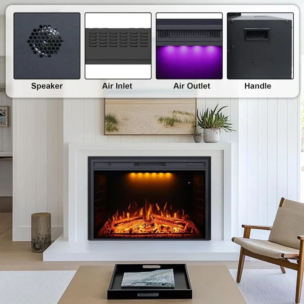 40 Inch Electric Fireplace