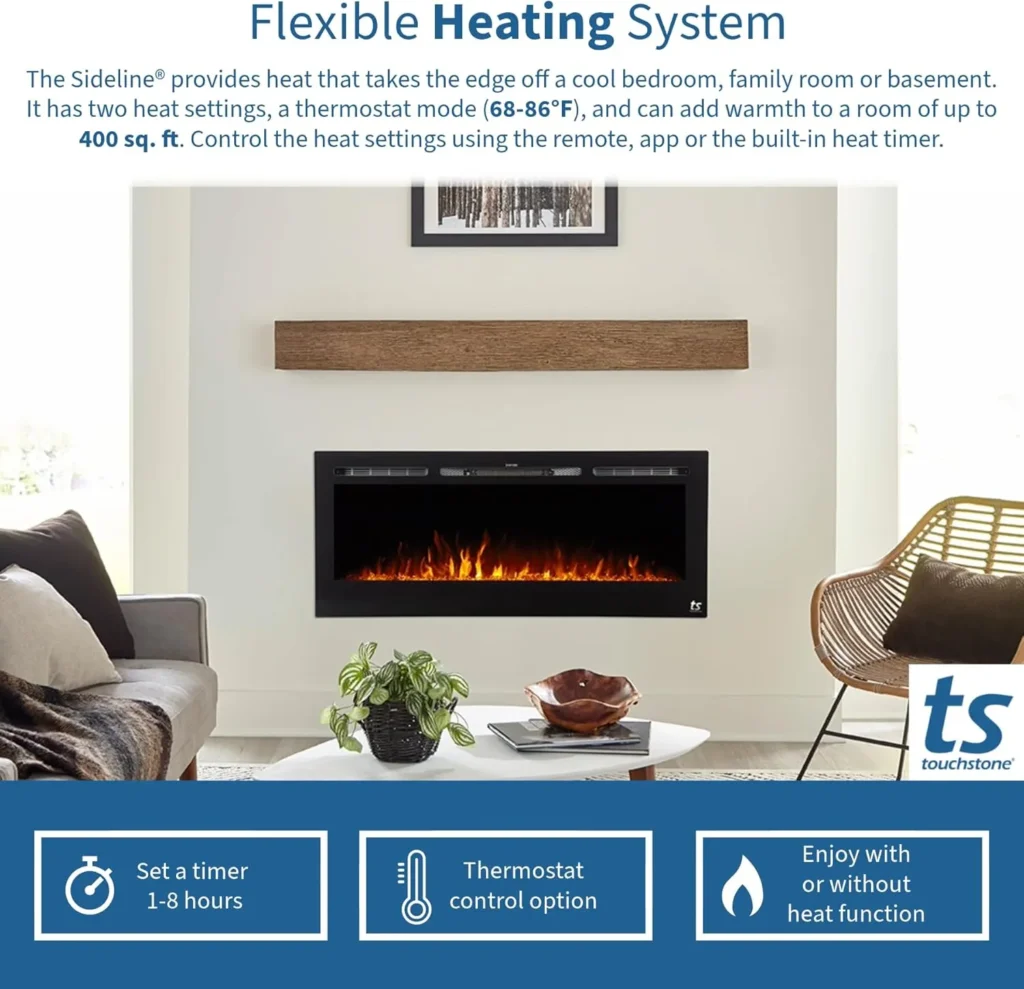 72 Inch Electric Fireplace